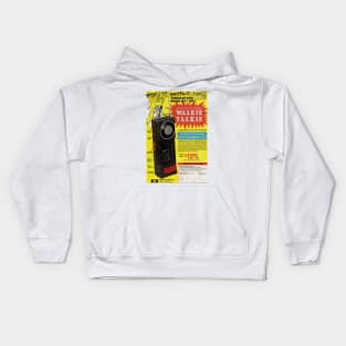 Vintage Walkie Talkie Ad Kids Hoodie